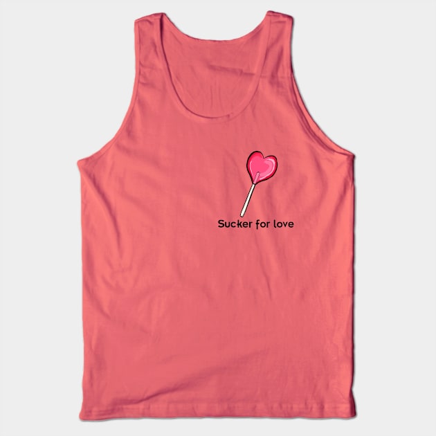 Lover heart sticker, card, magnet, pin - Valentines Tank Top by SmerkinGherkin